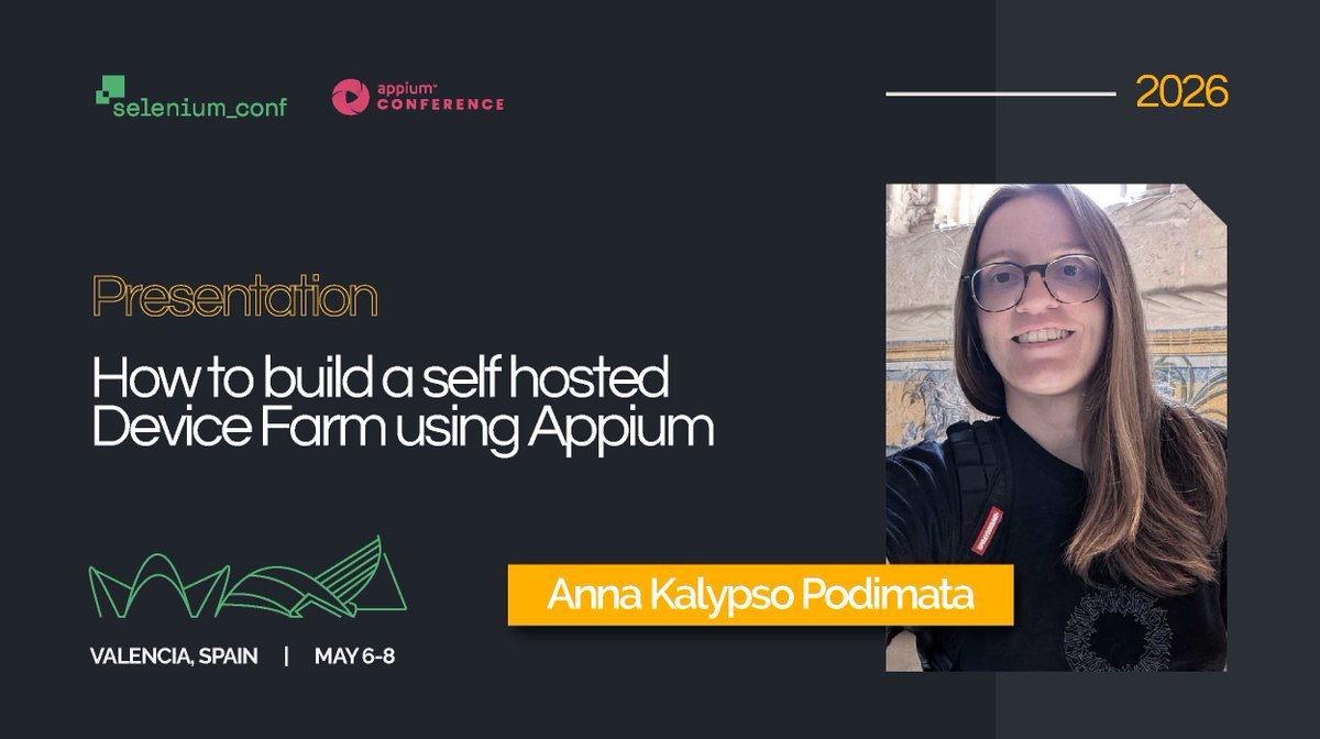 SeleniumConf tweet media