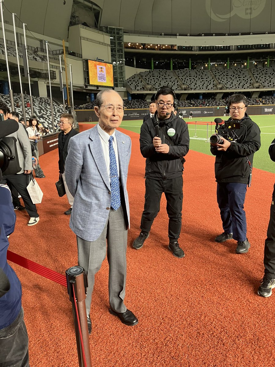 現地情報】 王貞治会長 #sbhawks