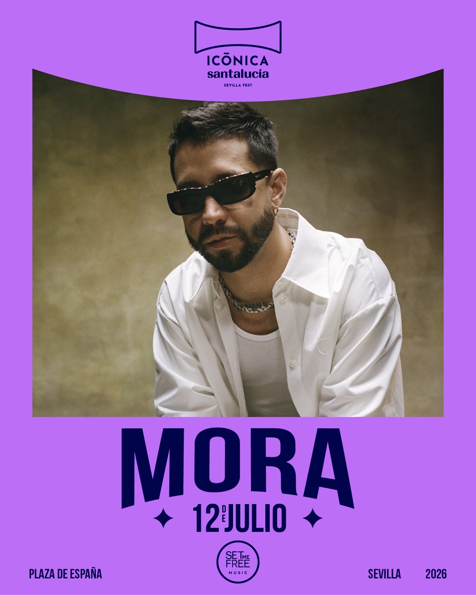 🚨SE AVISA🚨

El 12 de JULIO <a href="/_morapr/">Mora</a> en la Plaza de España 😎

Flow, hits y perreo elegante en #ISSF26🔥

🎟️ Entradas a la venta el 3 de MAR a las 10h en iconicafest.com

#MORA  #ISSF26