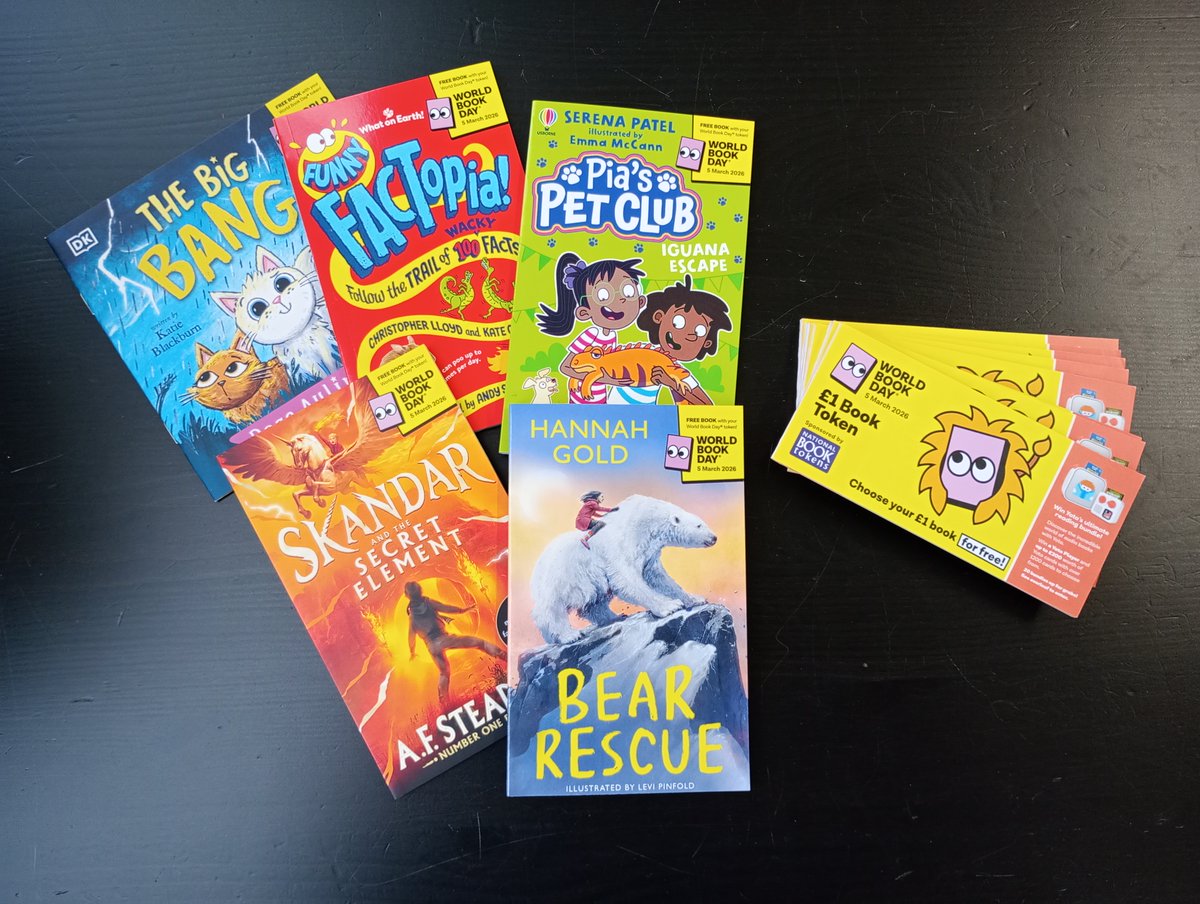js_library's tweet photo. 462 books and £1 World Book Day tokens ready to distribute to all our primary pupils this week! #WBD26 #WorldBookDay #ReadingCommunity https://t.co/OYLKHQ32x2