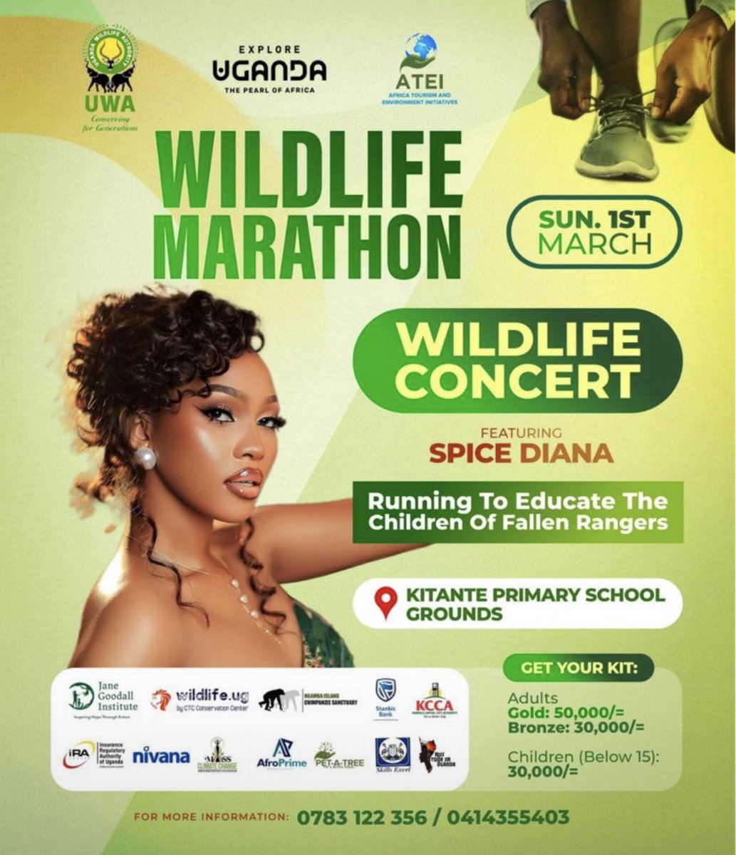 adrien_mubiru's tweet image. We are taking part in this! #UWA @SpiceDianaUg @ugwildlife 🍀🌳✈️