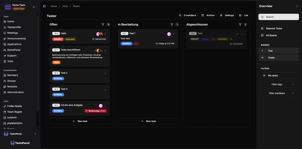 TeamPanel tweet media