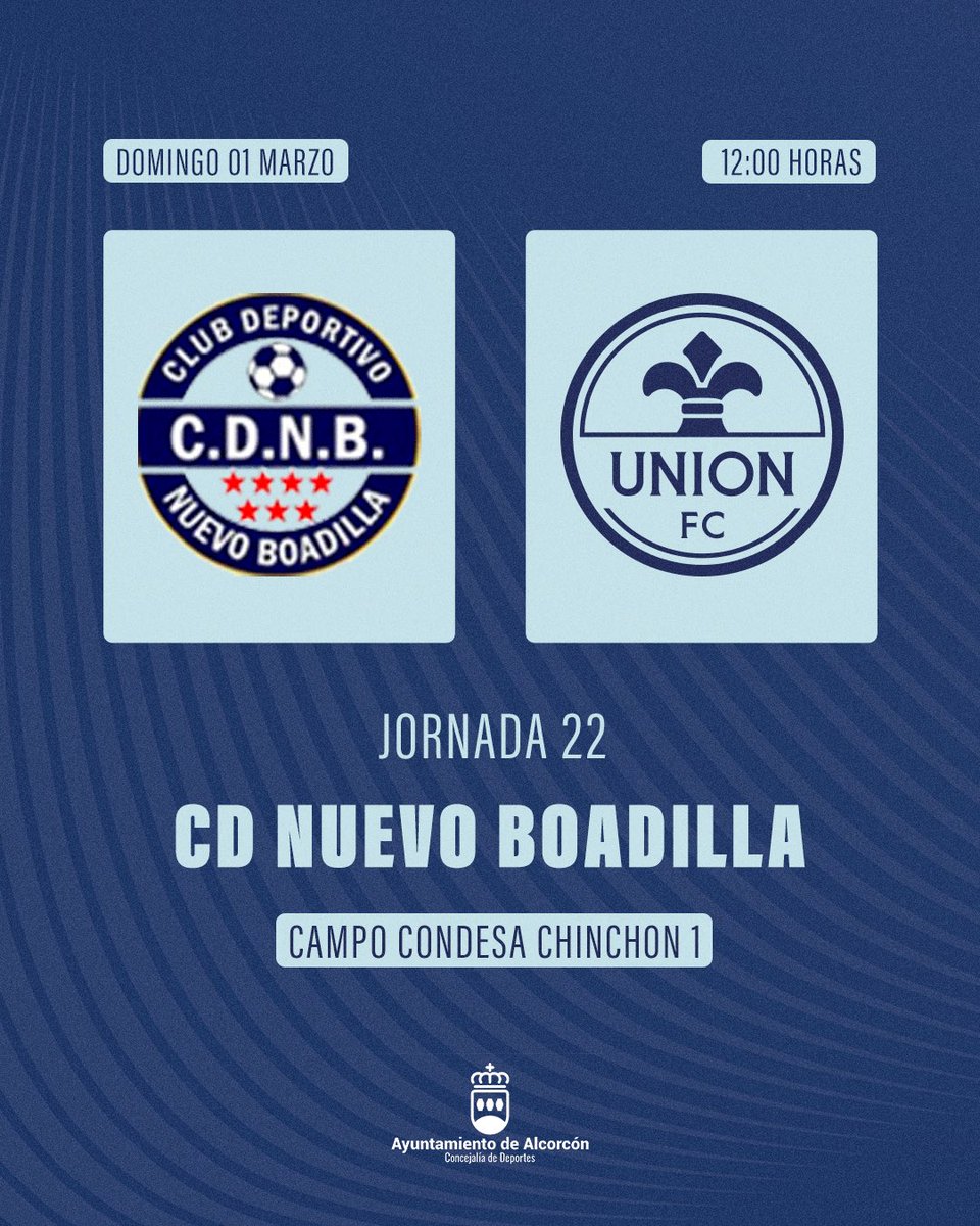 somosunionfc's tweet photo. ✨Nuestro próximo partido:

🆚 𝖢𝖣 𝖭𝗎𝖾𝗏𝗈 𝖡𝗈𝖺𝖽𝗂𝗅𝗅𝖺
🏆 𝖯𝗋𝖾𝖿𝖾𝗋𝖾𝗇𝗍𝖾 - 𝖩𝗈𝗋𝗇𝖺𝖽𝖺 𝟤𝟤
📅 𝟢𝟣 𝖬𝖺𝗋𝗓𝗈
⌚️ 𝟣𝟤.𝟢𝟢𝗁
📺 𝖤𝗂𝗏𝗈 𝖳𝖵
🏟️ 𝖢𝖺𝗆𝗉𝗈 𝖢𝗈𝗇𝖽𝖾𝗌𝖺 𝖢𝗁𝗂𝗇𝖼𝗁𝗈́𝗇 𝟣

#SomosUnion | #LaIlusionQueNosUne https://t.co/uU34Dcj0yj