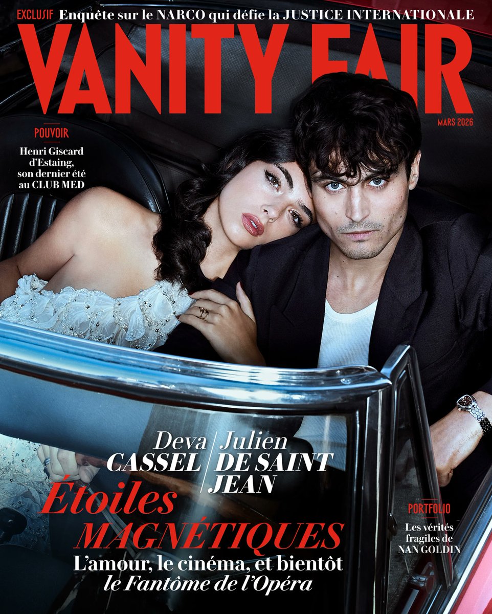 📰La belle couverture de Vanity Fair en kiosques ce mercredi

Deva Cassel et Julien De Saint Jean, étoiles magnétiques ✨

<a href="/VanityFairFR/">VANITY FAIR FRANCE</a>