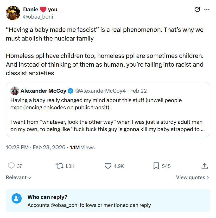 Reminder that the left is impossible to strawman.