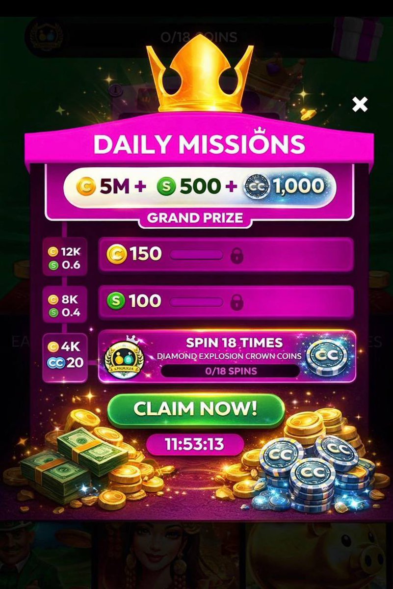 CrownCoins Casino Bonus tweet media
