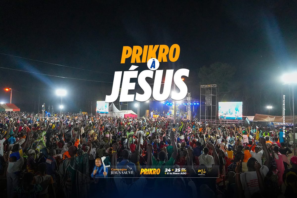 MohammedSanogo's tweet photo. Première soirée de croisade à Prikro, marquée par une forte mobilisation et une atmosphère de foi et d’écoute.

Au cours de cette soirée, plusieurs personnes ont témoigné de guérisons et d’interventions divines.

#ApotreMohammedSANOGO  #Messagesdevie  #CJSprikro https://t.co/H3zO8EpIfB