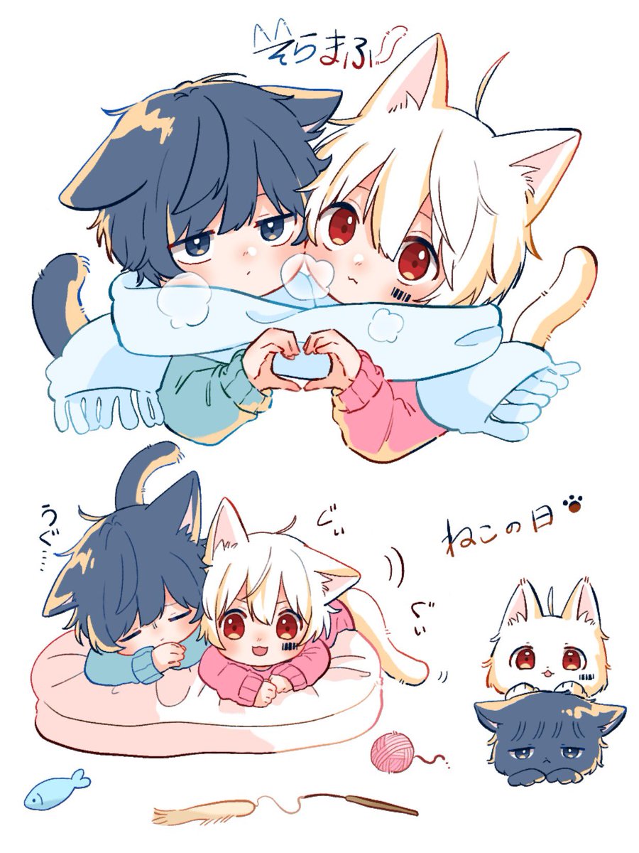 2月22日🐾🐈 色塗り用！！みんなも塗ってね☺️