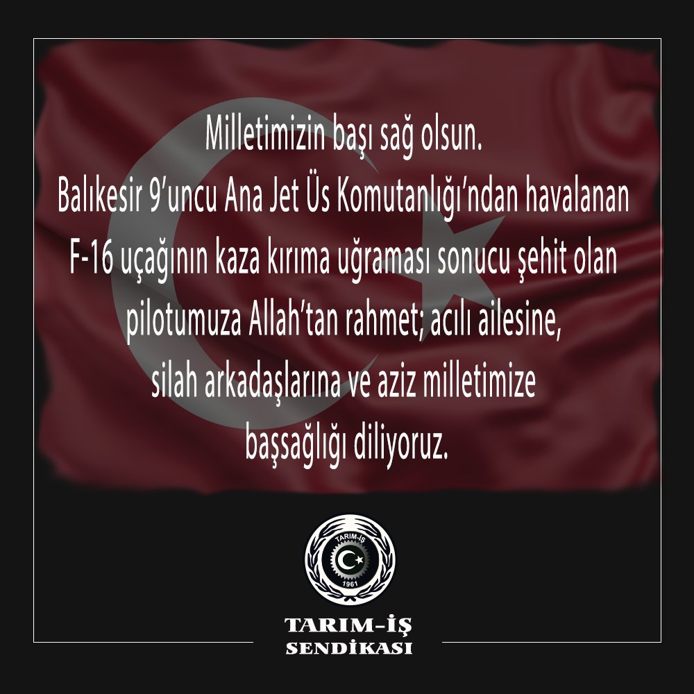 TARIM-İŞ SENDİKASI tweet media