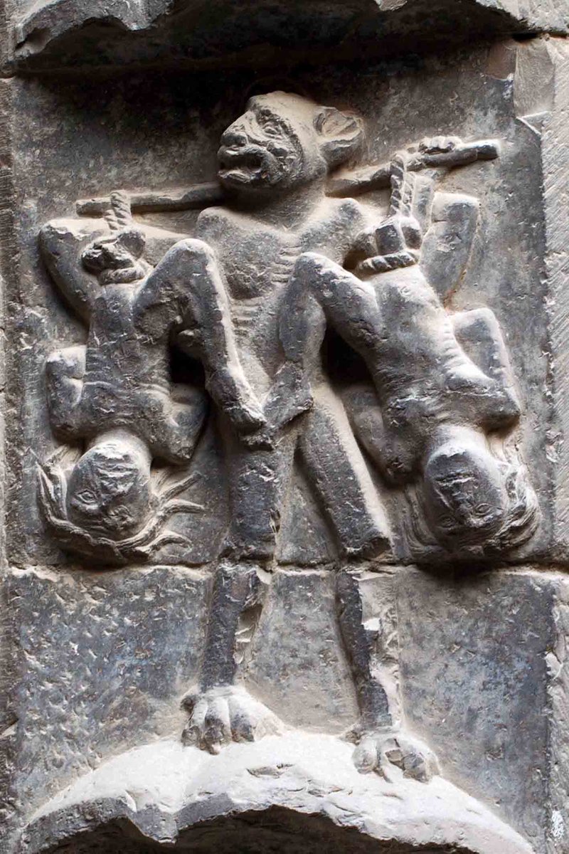 🇪🇸Katedra NMP w Tudeli, Nawarra. XIII wieczne Drzwi Sądu Ostatecznego. Szatan nie nagradza swoich sług.