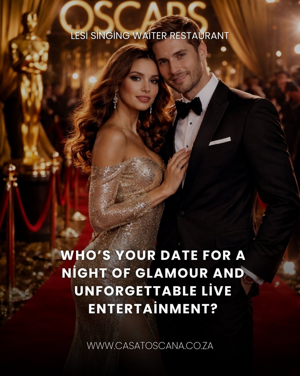 LeSiRestaurant's tweet photo. Step into the spotlight at LeSi Restaurant at Casa Toscana Lodge ✨14 March '26
Our Singing Waiters transform dinner into a red-carpet experience with powerful vocals and unforgettable moments.
Seats are limited – book now: https://t.co/ndZw2sLntg https://t.co/vadvtioP7r