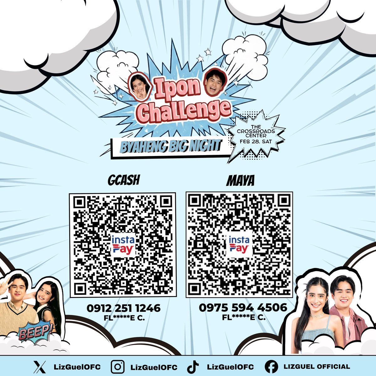 LizGuelOFC's tweet photo. 𝐔𝐋𝐓𝐈𝐌𝐀𝐓𝐄 𝐈𝐏𝐎𝐍 𝐂𝐇𝐀𝐋𝐋𝐄𝐍𝐆𝐄

A big ipon for our Big Winner! As the Big Night fast approaches, we are officially launching our Ultimate Ipon Challenge — a collective effort to help bring Miguel closer to victory.

No amount is too small, small efforts create BIG results.

All funds raised will be used 𝙎𝙏𝙍𝙄𝘾𝙏𝙇𝙔 𝙁𝙊𝙍 𝙑𝙊𝙏𝙄𝙉𝙂𝙎. Let’s win this together! For MIGUEL.

#LizGuel | #ElizaBorromeo #MiguelVergara