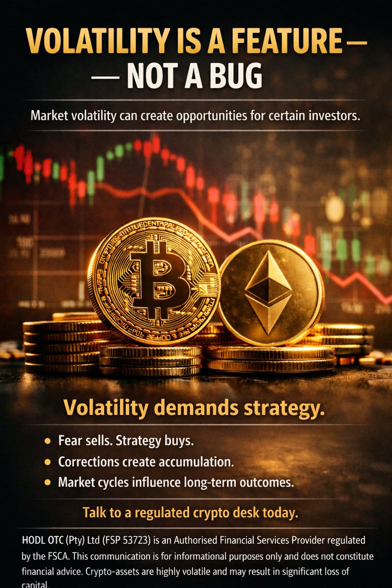 Markets move on emotion. Strategy moves on discipline.
Focus on risk management, long-term thinking, and patience over hype.
⚠️ Info only. Not financial advice. Crypto is highly volatile.
#HODLOTC #MarketCycles #FinancialEducation