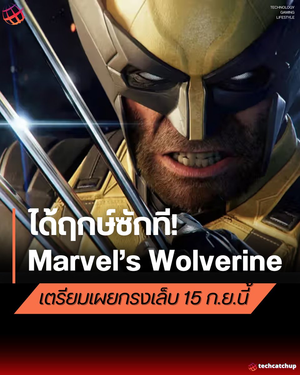 techcatchupnet's tweet photo. 🗓️ ได้ฤกษ์แล้ว! PlayStation 🎮 คอนเฟิร์มวันวางจำหน่าย Marvel’s Wolverine เตรียมลง PS5 วันที่ 15 กันยายนนี้
.
Insomniac Games และ PlayStation ประกาศอย่างเป็นทางการว่า Marvel’s Wolverine จะวางจำหน่ายบน PS5 ในวันที่ 15 กันยายน 2026 หลังจากที่เปิดตัวโปรเจกต์นี้มาตั้งแต่ราว 5 ปีก่อน และเพิ่งเผยเกมเพลย์ครั้งแรกเมื่อเดือนกันยายนที่ผ่านมา
.
ไทม์ไลน์การวางจำหน่ายครั้งนี้ทำให้ Wolverine จะออกมาก่อน Grand Theft Auto VI ประมาณ 2 เดือน ซึ่งมีกำหนดวางจำหน่ายวันที่ 19 พฤศจิกายน 2026 โดยในตอนนี้ยังไม่มีเกมฟอร์มยักษ์อื่น ๆ ของปี 2026 ที่ประกาศวันวางจำหน่ายคั่นกลางระหว่างสองเกมนี้
.
สำหรับปี 2026 นี่ถือเป็นเกม First-Party ที่ยิ่งใหญ่ที่สุดของ PlayStation โดยตัวเกมมาในแนวแอ็กชันมุมมองบุคคลที่สามแบบฟันแหลก (Hack-and-Slash) ส่วนขนาดของโลกภายในเกมยังเป็นประเด็นที่หลายคนจับตา ว่าจะเป็นโอเพนเวิลด์เต็มรูปแบบ หรือแบ่งพื้นที่เป็นโซนขนาดย่อมคล้ายซีรีส์ Yakuza ที่รวมเควสต์รองและของสะสมเอาไว้แบบแน่น ๆ
.
จากตัวอย่างเกมเพลย์ที่เผยออกมา เห็นได้ชัดว่ามีระบบทำลายสภาพแวดล้อม และการสำรวจพื้นที่ในระดับหนึ่ง ซึ่งอาจบ่งชี้ว่า Insomniac กำลังทดลองโครงสร้างด่านที่กระชับขึ้น แต่ยังคงเอกลักษณ์การซ่อนของสะสมตามสไตล์สตูดิโอเอาไว้ครบถ้วน
─────────────────────
#techcatchup #MarvelsWolverine #PlayStation5 #InsomniacGames
💬 ชอบโพสต์นี้ กดแชร์ให้เพื่อนดูด้วยนะ!
🔔 กดติดตามกันไว้ จะได้ไม่พลาดเรื่องเด็ด ๆ แบบนี้!