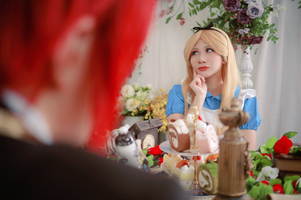 KooriSakamoto's tweet image. Twisted Wonderland 
Alice in Wonderland

リドル: @saros_an 
アリス: Koori

 *捏造注意
 #aliceinwonderland
#twst
