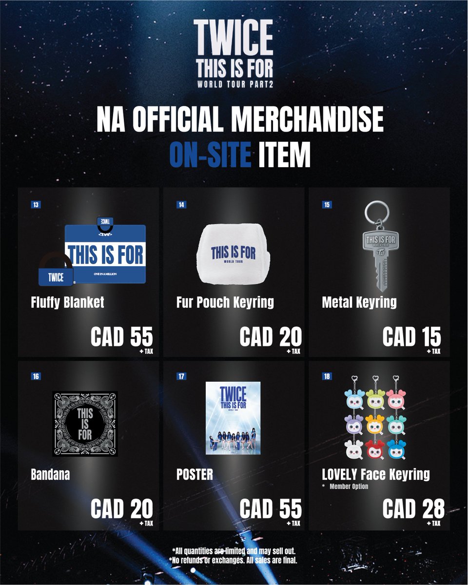 TWICE THIS IS FOR メルボルン公演 VIP入場特典　スタジャン TWICE VIP MERCHANDISE UPSELL I have just been given images from