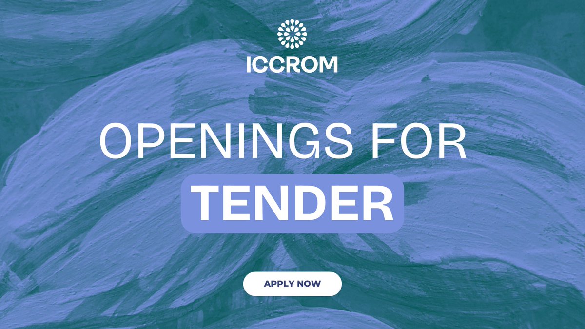 ICCROM's tweet image. 📢 ITB: Translation &amp;amp; Interpretation Services

#ICCROM is seeking a qualified service provider to deliver reliable, accurate, and timely #translation and #interpretation services for meetings, trainings, publications, and communications.

🗓️Deadline to apply: 20 March 2026