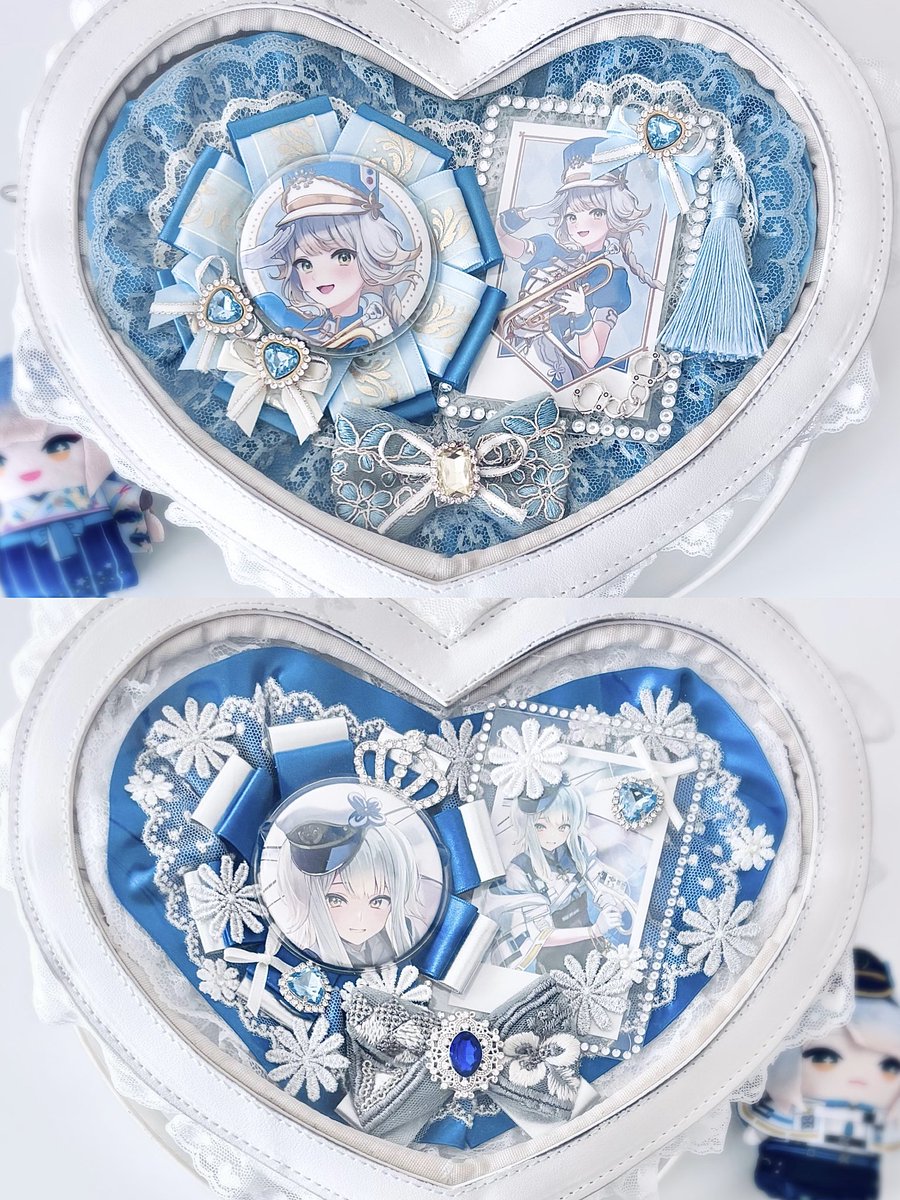 🚓🐾のハート痛バ🩵💙
どのグッズ入れてもかわいいですよ🫶🏻
