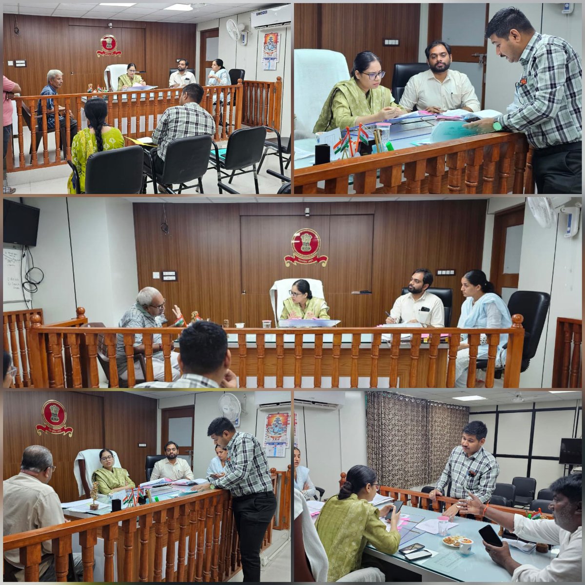 આજરોજ માન.જીલ્લા વિકાસ અધિકારીશ્રી, આણંદની અધ્યક્ષતામાં તાલુકા સ્વાગત કાર્યક્રમ યોજવામાં આવેલ જેમાં અરજદારોની રજૂઆતોના ગુણવતાયુકત નિકાલ બાબતે સંબંધિત વિભાગોને જરૂરી સૂચનો કરવામાં આવ્યા.