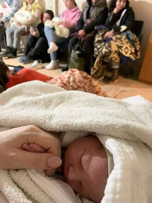 On this day 4 years ago, at 8:30 PM local time, a baby was born.

A 23-year-old Ukrainian woman gave birth to a baby girl named Mia in a makeshift bomb shelter at a Kyiv metro station.

The station was packed with over 1,000 civilians hiding from intense Russian airstrikes and