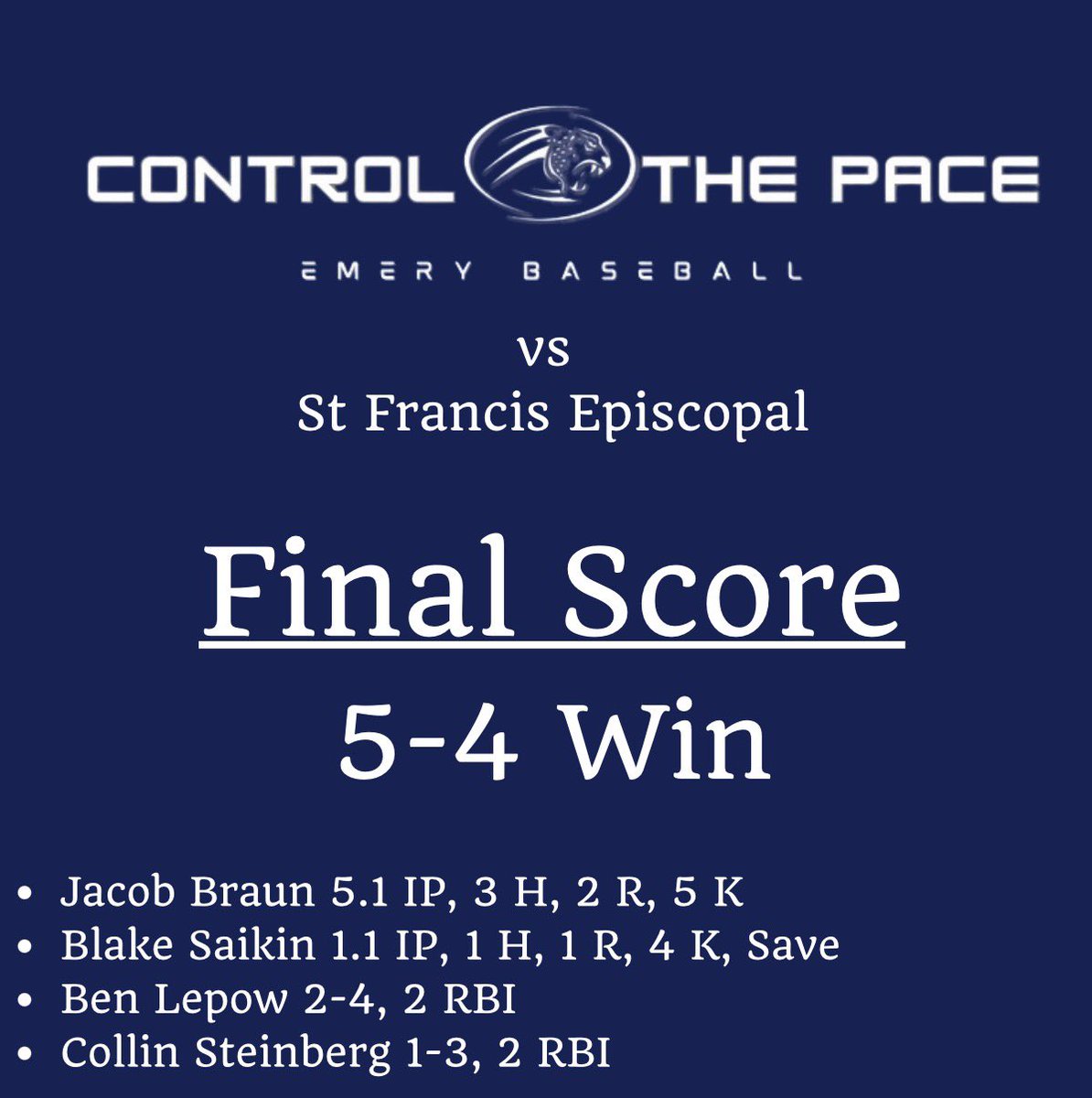 Emery Jaguar Baseball tweet media