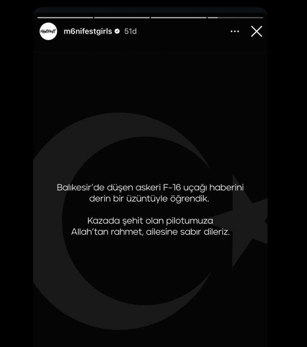 kazada şehit olan pilotumuza Allahtan rahmet, Ailesine, Türk Silahlı Kuvvetlerimize başsaglıgı diliyoruz 🇹🇷🙏🖤
