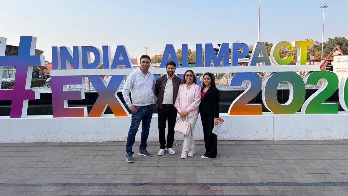 webgarh's tweet photo. Webgarh Solutions at AI Summit 2026!

We were thrilled to be part of AI Summit 2026 in New Delhi, one of the most influential gatherings of AI leaders, innovators and visionaries from around the globe.

#AISummit2026 #AI #Innovation #FutureOfAI #TechLeadership https://t.co/ONdewBtDfj
