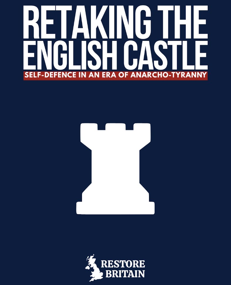 Retaking the English Castle.

Restore Britain would restore the right to proper self-defence for British men and women.

Read our policy paper.

assets.nationbuilder.com/restorebritain…