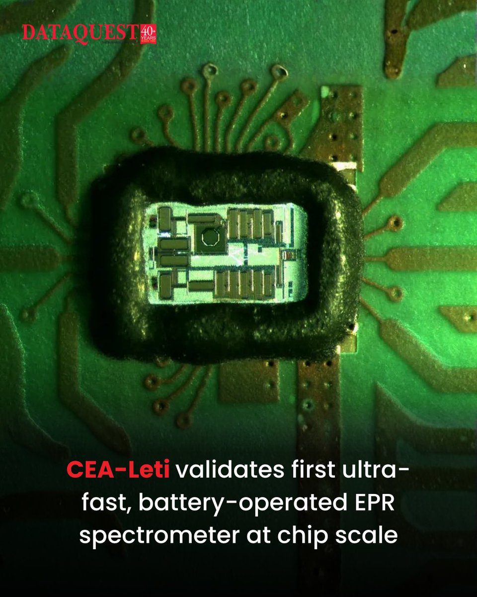 dataquestindia's tweet image. ISSCC Paper presents 22nm IC that delivers record scan speed, wide spectral coverage, and high sensitivity—moving electron paramagnetic resonance into portable systems

Read More: dqindia.com/esdm/cea-leti-…

#Dataquest #CEA_Leti #chip #SyMMES #CNRS