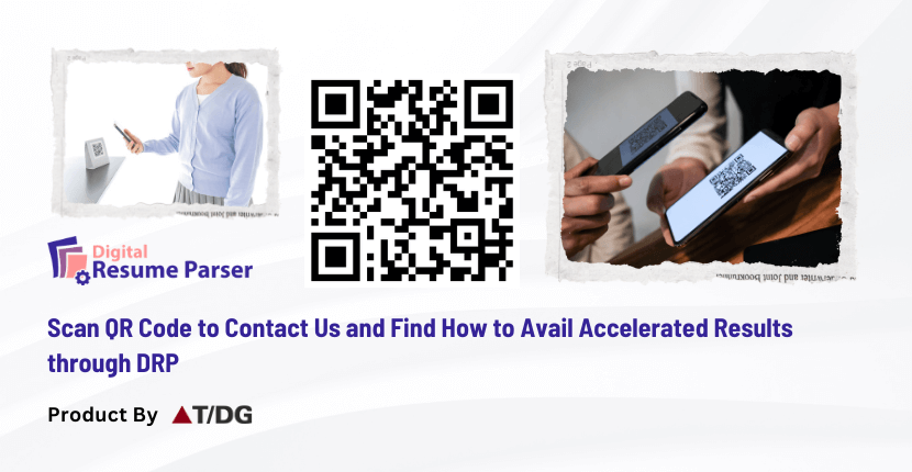 ParserResume's tweet photo. The Digital Resume Parser extracts precise data within seconds with the power of NLP &amp; Semantic Analysis. Scan QR Code to find out how it accelerates the recruitment process. https://t.co/CZbZ4M6QmT  #DigitalResumeParser #NLP #SemanticAnalysis  #DRP #ScanQR #ScanCode #QRCode https://t.co/URyHzppQjr