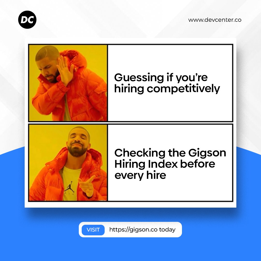 Some hire by vibe.

Others check the Gigson Hiring Index and actually build a winning team.

Get yours now: tinyurl.com/mr3am8ya

#gigsonhiringindex #techhiringinsights
