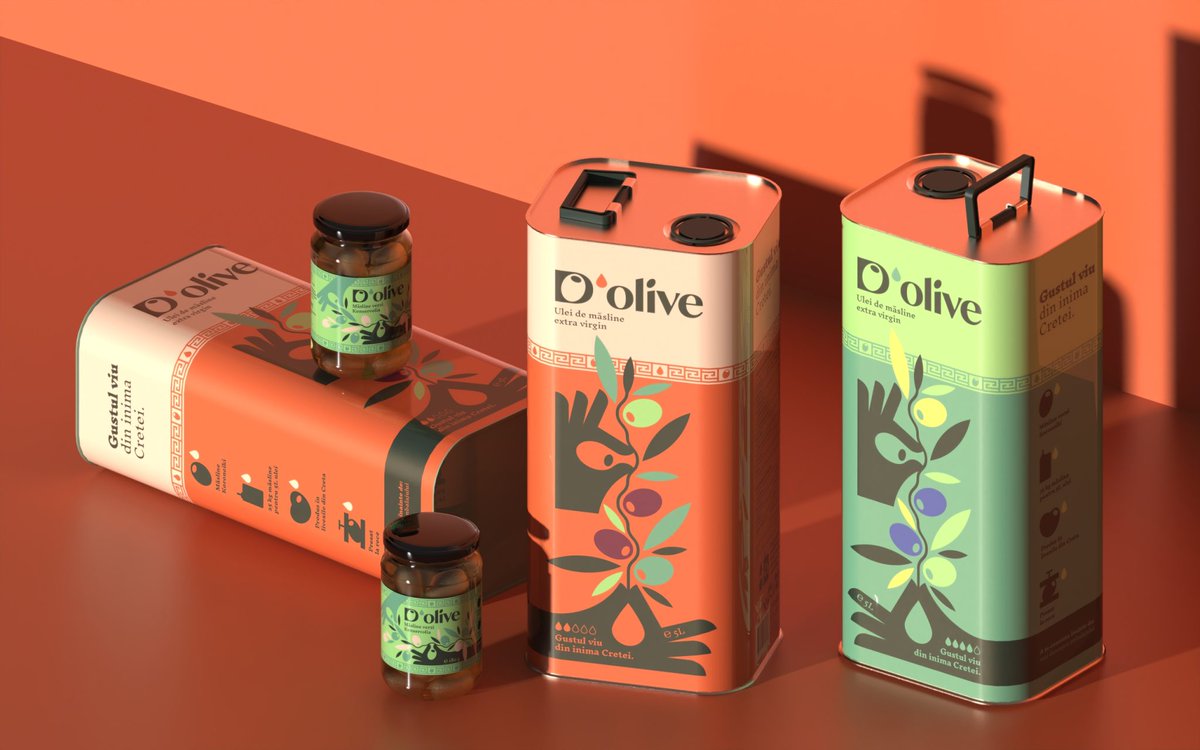 packagings's tweet image. D’olive positions itself as a transparent, community driven #oliveoil brand rooted in Romanian identity and #Cretan provenance. 

packagingoftheworld.com/2026/02/dolive…

#packagingdesign by VRLN

Design Director: Paul Virlan
Strategist: Manuela Dospina