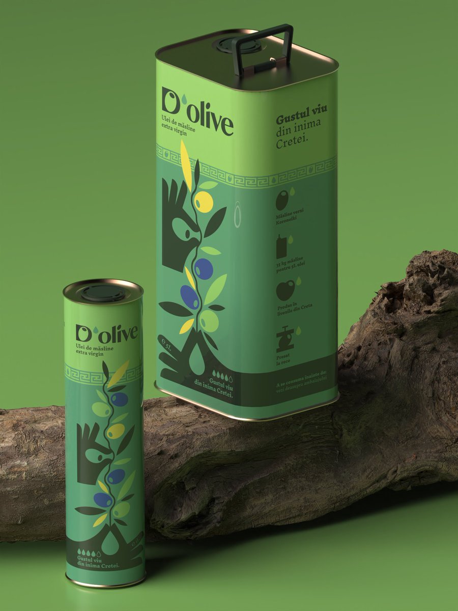 packagings's tweet image. D’olive positions itself as a transparent, community driven #oliveoil brand rooted in Romanian identity and #Cretan provenance. 

packagingoftheworld.com/2026/02/dolive…

#packagingdesign by VRLN

Design Director: Paul Virlan
Strategist: Manuela Dospina