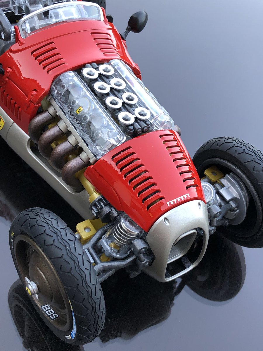 Fukulou318's tweet photo. FERRARI 158 F1 ” HOMMAGE “
Custom from ELEKIT
Retro Formula MR-9137
#エレキット
#HOMMAGE
#FERRARI158
#イーケイジャパン
#レトロフォーミュラ https://t.co/hYpli8MyIu