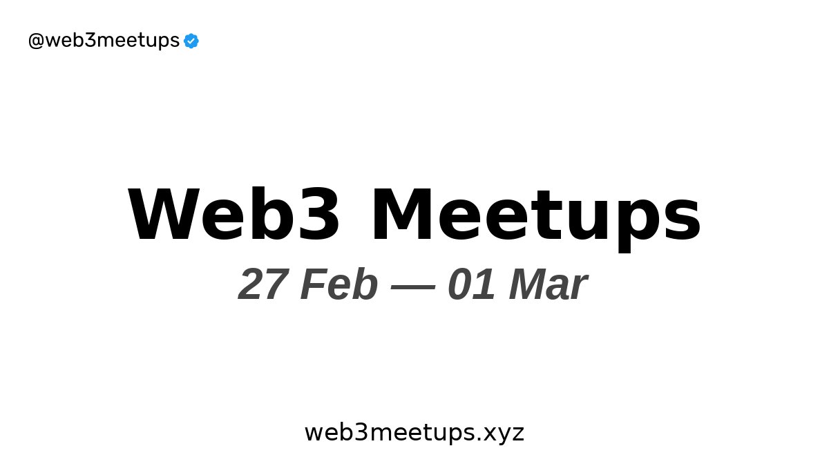 web3meetups | revival arc tweet media