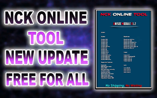 NCK Online Tool Unisoc Module v1.2 Released

Download Link: go.cyberslinks.com/r.php?id=GEESvJ

Improved phone flashing process
Added phone storage auto-detection
Added auto SPL loader selection (UFS or eMMC)

#ncktool #unisoc #paid #android #samsung