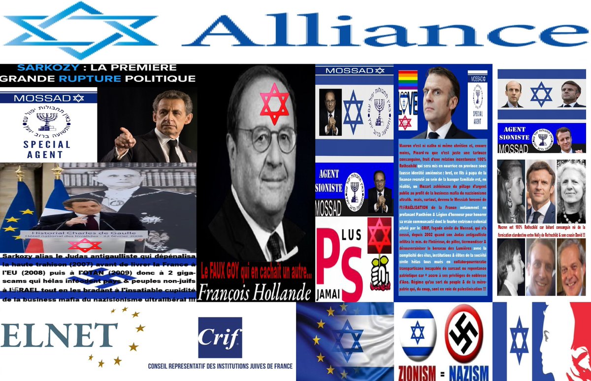 RealEthicsCode's tweet photo. Ni #Shoah ni fourbe dividende victimaire ne peuvent rendre legit les passe-droits de soi-disant Peuple Élu dont se gratifient les judéo-sionistes : bref, à bas l'intox talmudo-sataniste dictant sa narrative pro-#I卐RAEL où #FakeNews &amp; #AlternativeFacts génocident info &amp; réalité ! https://t.co/1Nrju0qQOb