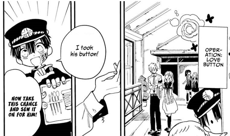 Will still forever wonder how Hanako managed to snag his button without getting murked off the face of the earth