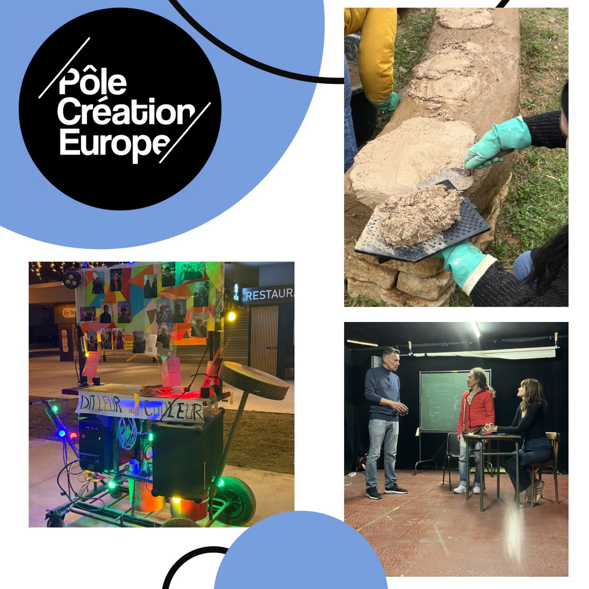 bronca_asso's tweet photo. 🎨 Le Pôle Création Europe (#Reims) est un tiers-lieu dédié aux arts visuels et au spectacle vivant.

Résidences, street art, projets participatifs : un espace pour créer, expérimenter et faire lien au cœur du quartier Europe.

#TiersLieu #CulturePourTous #ESS https://t.co/Yhy9BqHEeq