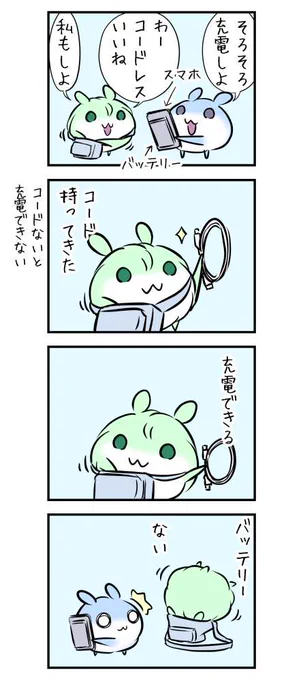 2130日目 充電コードを忘れずに持ってきたはむ 