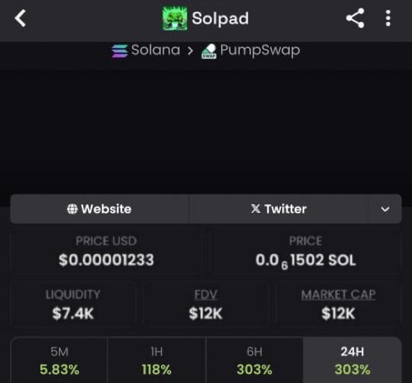 Alpha_Vision01's tweet photo. Watch your entry on $solpad
Called earlier at TG 🔥
CA>>>

BmgSh3kNBTxQbbvvSYseQ5nyYzbbwf2xuRHZ5reBpump

#heatedrivalry #conformitygate #nadiedicenada #StarAcademyLeLive you https://t.co/Ot80d4aVaD