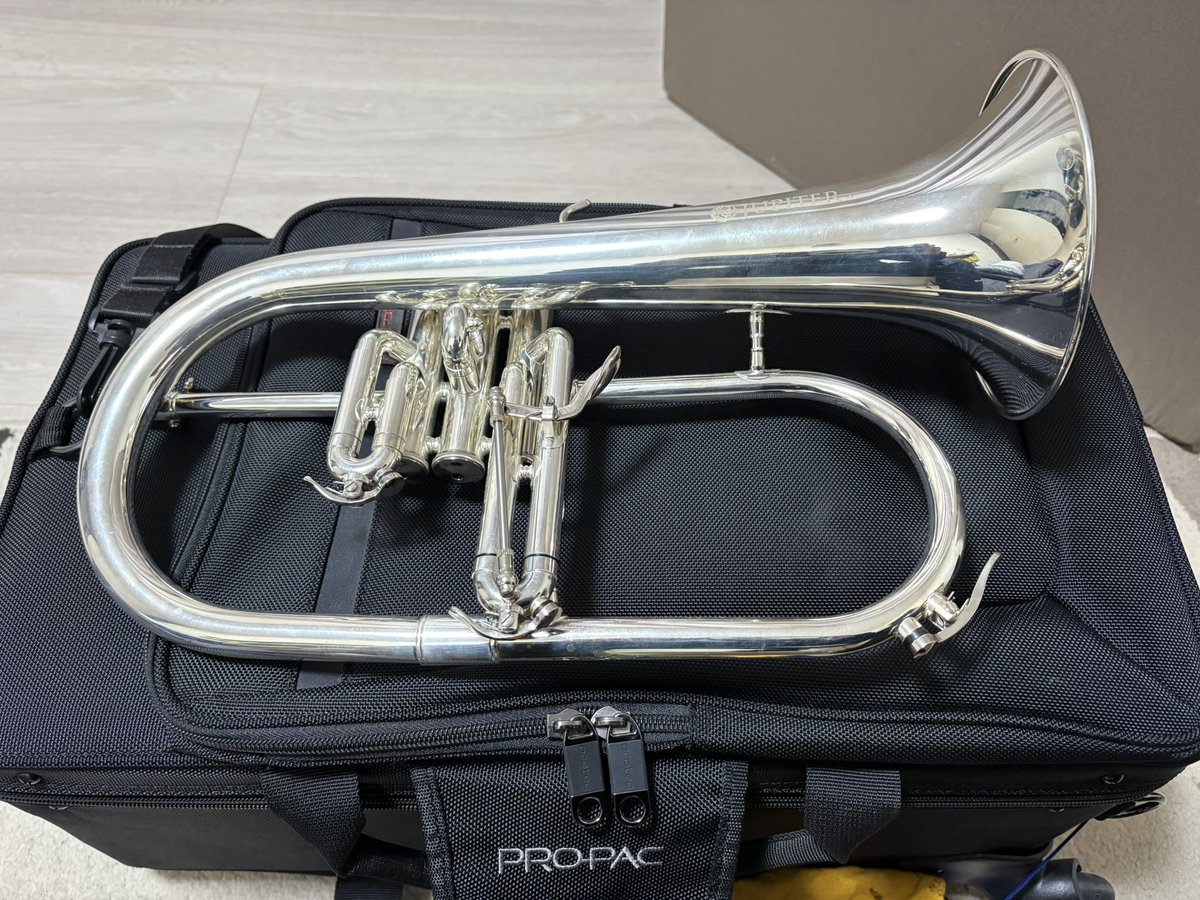 KinichiFurukawa's tweet photo. ボチボチも📯の音出し🤗
今夜はフリューゲルさんです😃
#jupiterflugelhorn #jupiter #jupiterinstruments #jfh1100rs https://t.co/jLQmRYyVYZ