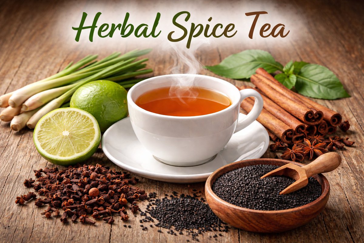Before you buy that suspension try this and testify 
🌿 How to prepare:
1️⃣ Boil lemongrass, cloves &amp; cinnamon for 10–15 minutes
2️⃣ Add a small amount of black seed
3️⃣ Pour into a cup
4️⃣ Add fresh lime juice
5️⃣ Drink warm ☕
💡 Best taken in the morning or evening
#HealthTips