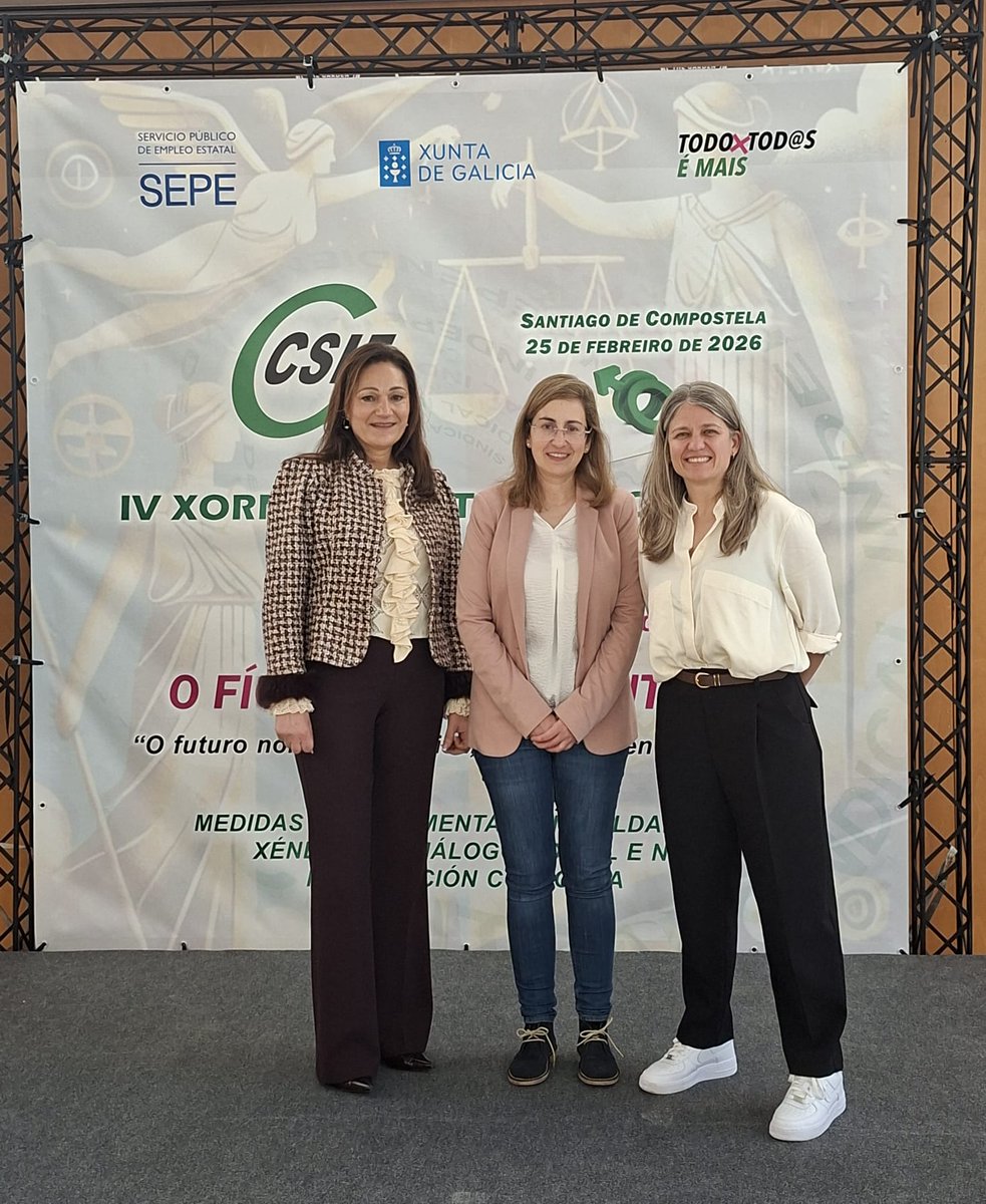 GaliciaCsif's tweet photo. 🟢 Comezamos a nosa IV Xornada Autonómica de Igualdade en Santiago de Compostela, este ano baixo o lema Igualdade 360° "O fío que tece o futuro".
@IgualdadCSIF https://t.co/Q9CwvN6p9w