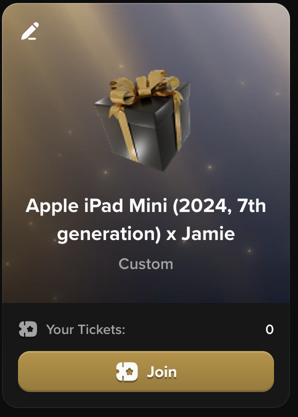 Jamie will be live soon doing this raffle throughout his stream. Tune in 👀👀