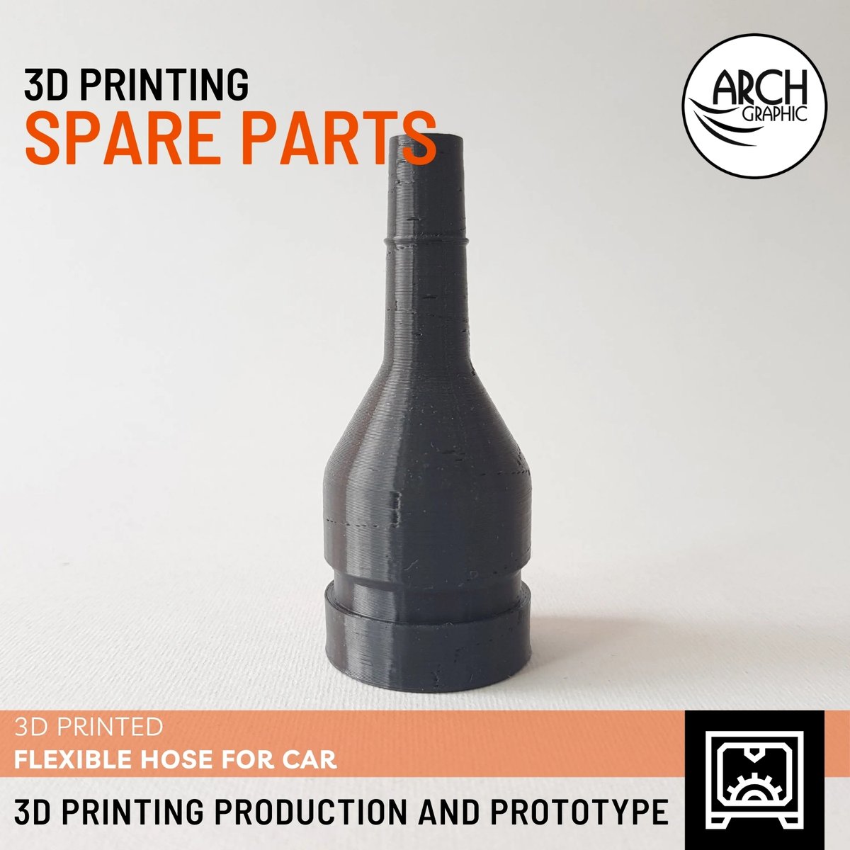 3d_archgraphic's tweet image. 3D Printing Spare Parts.
3D Printing Flexible Hose for Car.
By ARCH GRAPHIC 3D Printing in UAE
arch-graphic.com
#SpareParts #ReplacementParts #3DPrintedParts #CustomSpareParts #OnDemandParts #3DPrintRepair #FixWith3DPrint #MechanicalParts #IndustrialParts #AutomotiveParts
