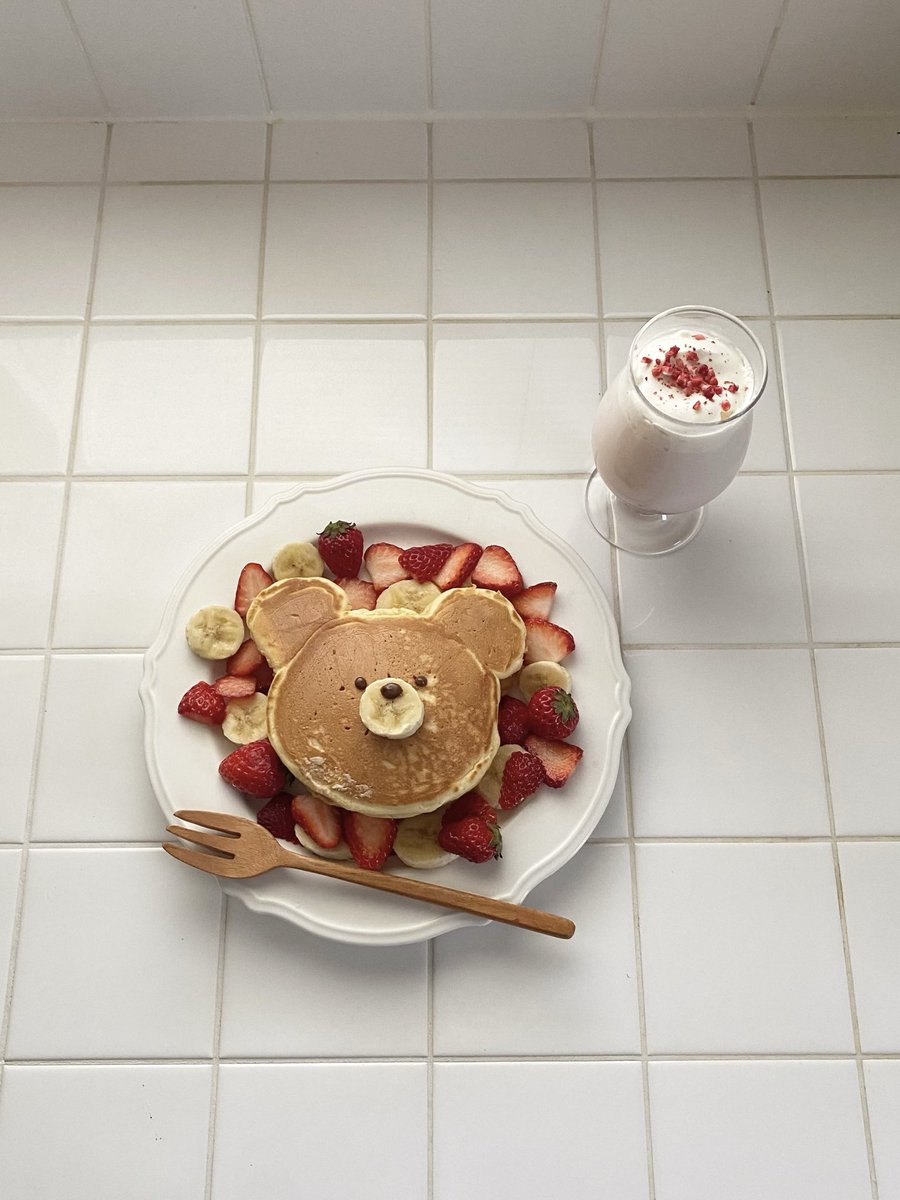 くまさんパンケーキ🥞🍴