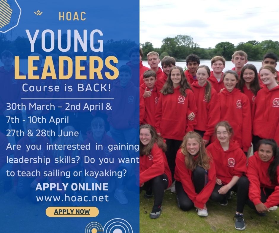 ***Deadline extended!*** Do you know someone aged 13 - 17 who would like to be a young leader? Make sure they apply now at hoac.net applications taken until 15th March 2026.