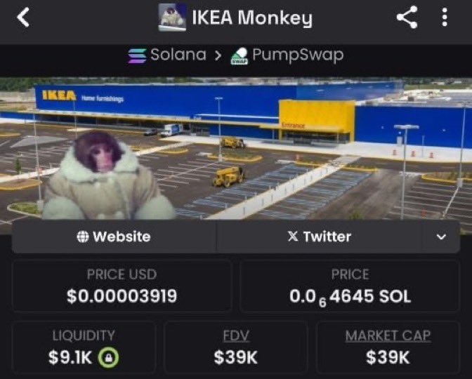 Alpha_Vision01's tweet photo. $Darwln tearing the charts apart 🔥
Caught at $39k MC → $163K
That’s insane 16x!

#Solana #memecoin #Pump #Trending #Nfts #BTC #memecoin1000x #Pumpusdt #TrendingNow #xrp 

https://t.co/g6qv3q3qE4 https://t.co/s8QSmH2cB4