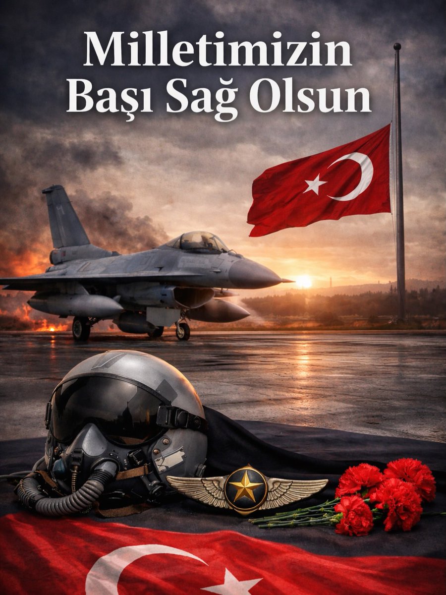 sukruakyz's tweet photo. Balıkesir 9. Ana Jet Üssü Komutanlığı filosunda görev yapan F-16 uçağımızın görev uçuşu sırasısnda meydana gelen elim kazada şehit olan Pilot Binbaşı İbrahim Bolat' a Allah'tan rahmet, kederli ailesine ve yakınlarına sabır diliyorum.

Milletimizin başı sağ olsun🇹🇷 https://t.co/NwiTC6iaQH